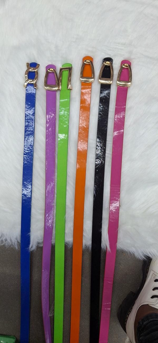 Women Leather Buckle Belt